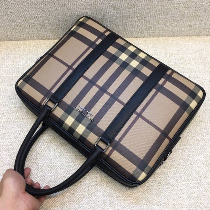 バーバリーバッグコピー 定番人気2021新品 BURBERRY メンズ ブリーフケース - 画像 (4)