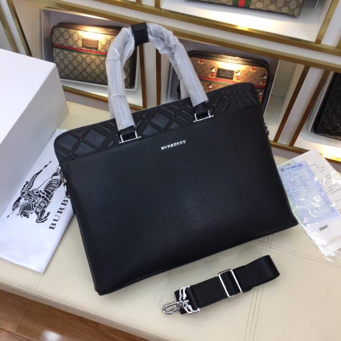 高品質バーバリーバッグコピー 2021新品注目度NO.1 BURBERRY メンズ ブリーフケース - 画像 (3)