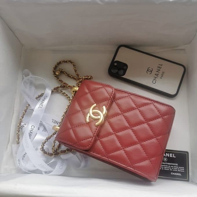 シャネルバッグコピー 定番人気2021新品 CHANEL 男女兼用 携帯 電話 バッグ