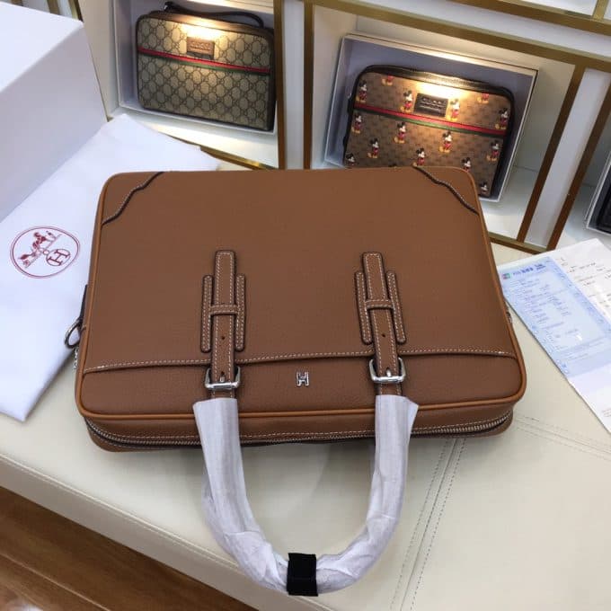 人気高級 エルメスバッグコピー 2021新品注目度NO.1 HERMES メンズ ブリーフケース - 画像 (4)