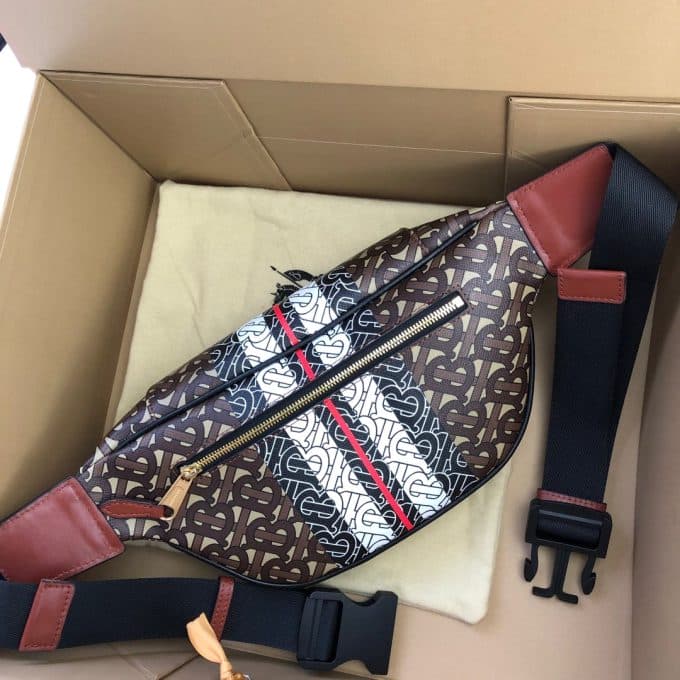 バーバリーバッグコピー 定番人気2021新品 BURBERRY メンズ ウエストポーチ - 画像 (2)