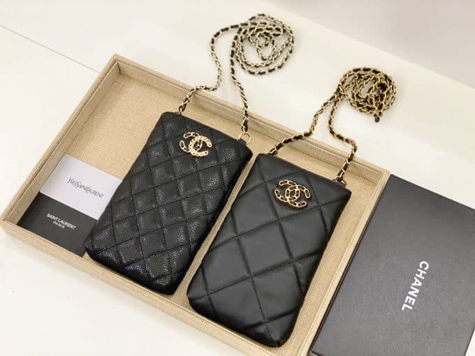 シャネルバッグコピー 大人気2021新品 CHANEL 男女兼用 携帯 電話 バッグ  2色 - 画像 (3)
