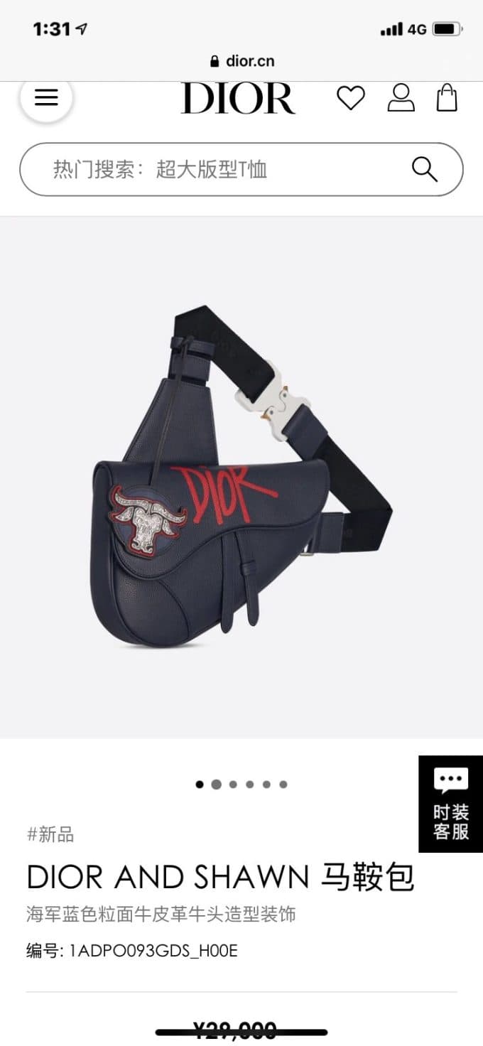 人気高級 ディオールバッグコピー 定番人気2021新品 Dior メンズ ボディバッグ - 画像 (2)
