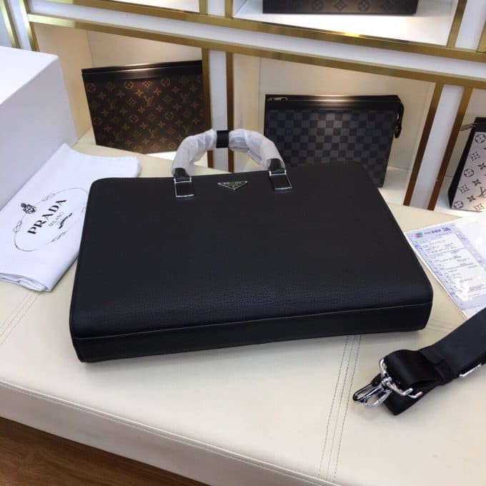 高品質プラダバッグコピー 2021新品注目度NO.1 PRADA メンズ ブリーフケース - 画像 (4)