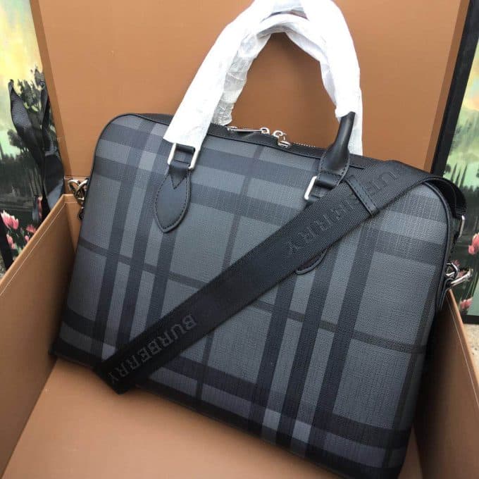 バーバリーバッグコピー 定番人気2021新品 BURBERRY メンズ ブリーフケース - 画像 (2)