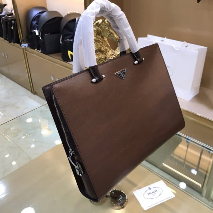 高品質 プラダバッグコピー 大人気2021新品 PRADA メンズ ブリーフケース - 画像 (3)