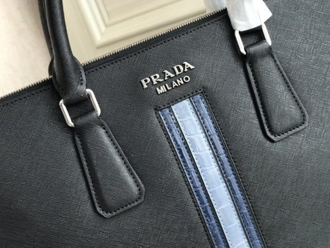 プラダバッグコピー 大人気2021新品 PRADA メンズ ブリーフケース - 画像 (4)