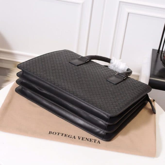ボッテガヴェネタバッグコピー 定番人気2021新品 Bottega Veneta メンズ ブリーフケース - 画像 (4)
