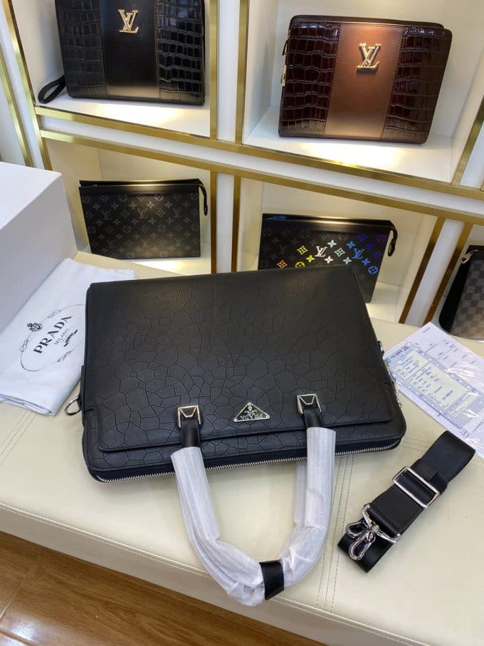 プラダバッグコピー 2021新品注目度NO.1 PRADA メンズ ブリーフケース - 画像 (3)
