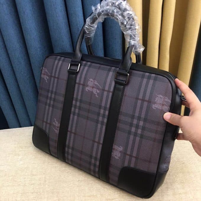 バーバリーバッグコピー 2021新品注目度NO.1 BURBERRY メンズ ブリーフケース - 画像 (3)