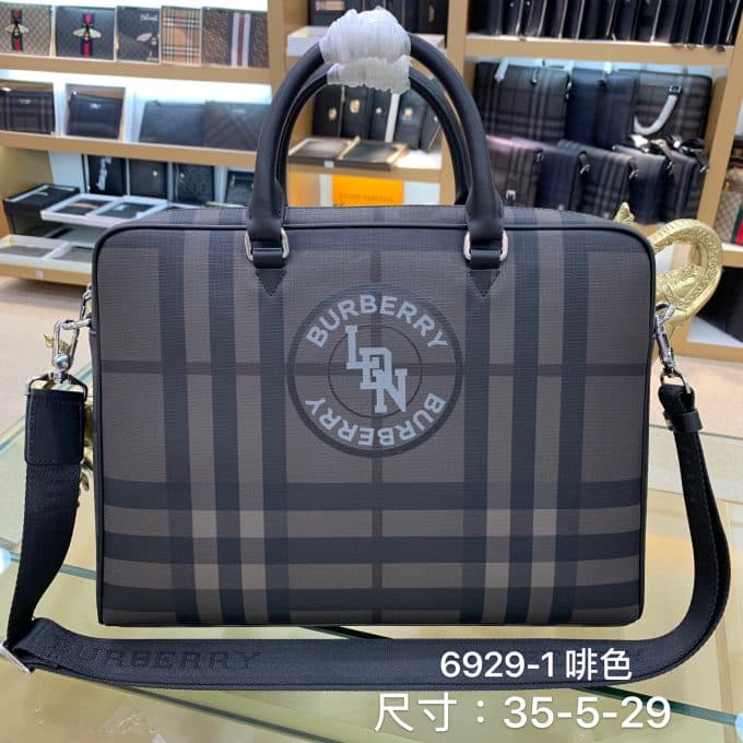バーバリーバッグコピー 大人気2021新品 BURBERRY メンズ ブリーフケース