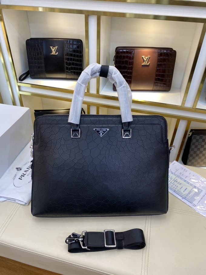 プラダバッグコピー 2021新品注目度NO.1 PRADA メンズ ブリーフケース