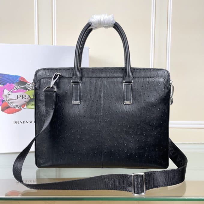 高品質プラダバッグコピー 2021新品注目度NO.1 PRADA メンズ ブリーフケース - 画像 (5)