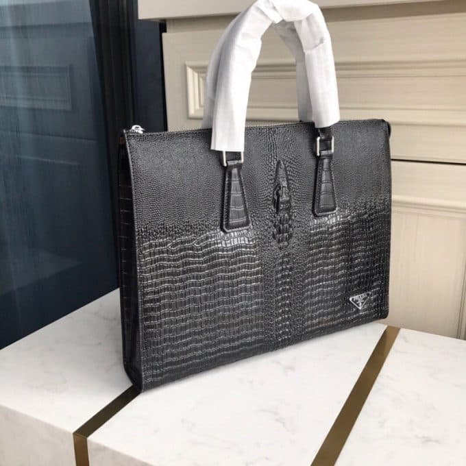 プラダバッグコピー 大人気2021新品 PRADA メンズ ブリーフケース - 画像 (2)