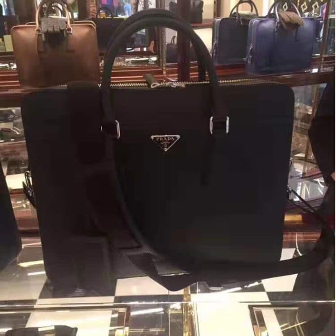 プラダバッグコピー 定番人気2021新品 PRADA メンズ ブリーフケース - 画像 (2)