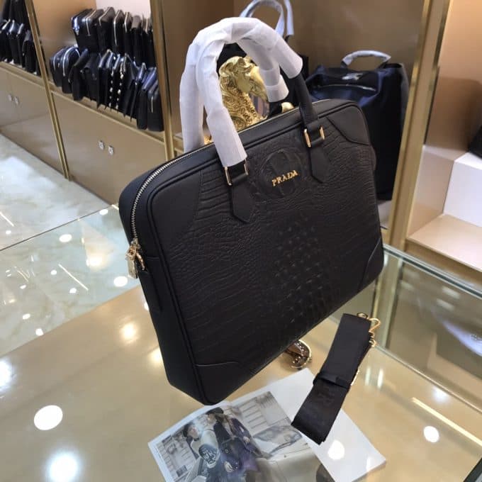 プラダバッグコピー 定番人気2021新品 PRADA メンズ ブリーフケース - 画像 (3)