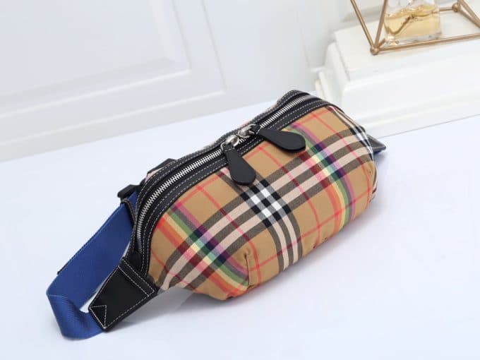 バーバリーバッグコピー 定番人気2021新品 BURBERRY 男女兼用 ウエストポーチ - 画像 (4)