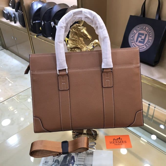 高品質 エルメスバッグコピー 大人気2021新品 HERMES メンズ ブリーフケース - 画像 (2)