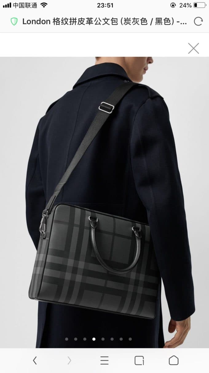 バーバリーバッグコピー 大人気2021新品 BURBERRY メンズ ブリーフケース - 画像 (3)