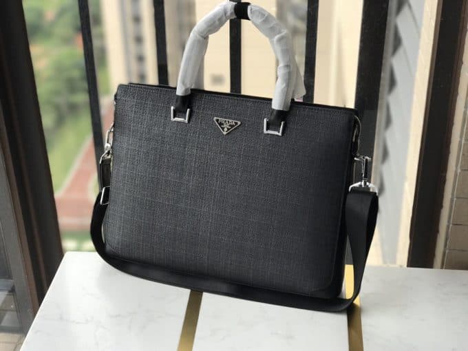 人気高級プラダバッグコピー 定番人気2021新品 PRADA メンズ ブリーフケース