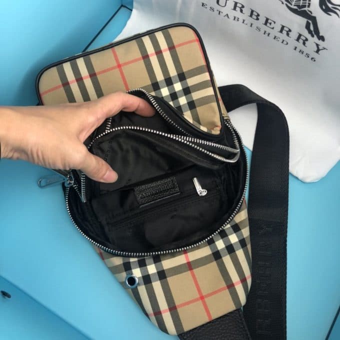 バーバリーバッグコピー 定番人気2021新品 BURBERRY メンズ ボディバッグ - 画像 (8)