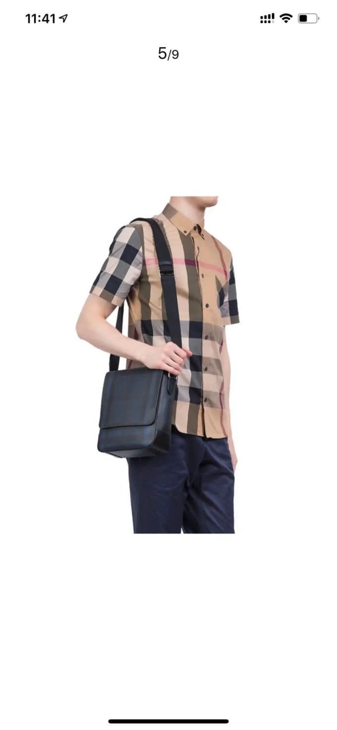 バーバリーバッグコピー 大人気2021新品 BURBERRY メンズ ショルダーバッグ - 画像 (8)