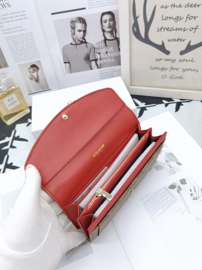 コーチ財布コピー 定番人気2021新品 Coach レディース 長財布 - 画像 (9)