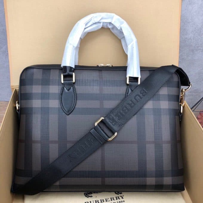 バーバリーバッグコピー 定番人気2021新品 BURBERRY メンズ ブリーフケース - 画像 (2)