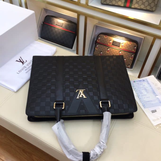 ルイヴィトンバッグコピー 2021新品注目度NO.1 Louis Vuitton メンズ ブリーフケース - 画像 (4)