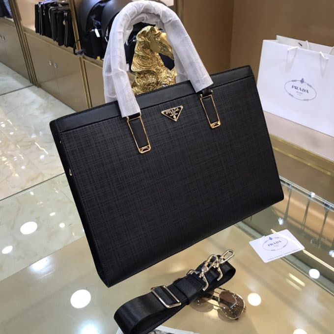 高品質 プラダバッグコピー 定番人気2021新品  PRADA メンズ ブリーフケース - 画像 (3)