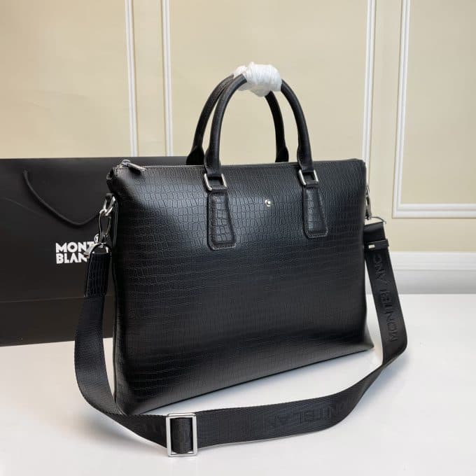 高品質モンブランバッグコピー 定番人気2021新品 Montblancメンズ ブリーフケース - 画像 (3)
