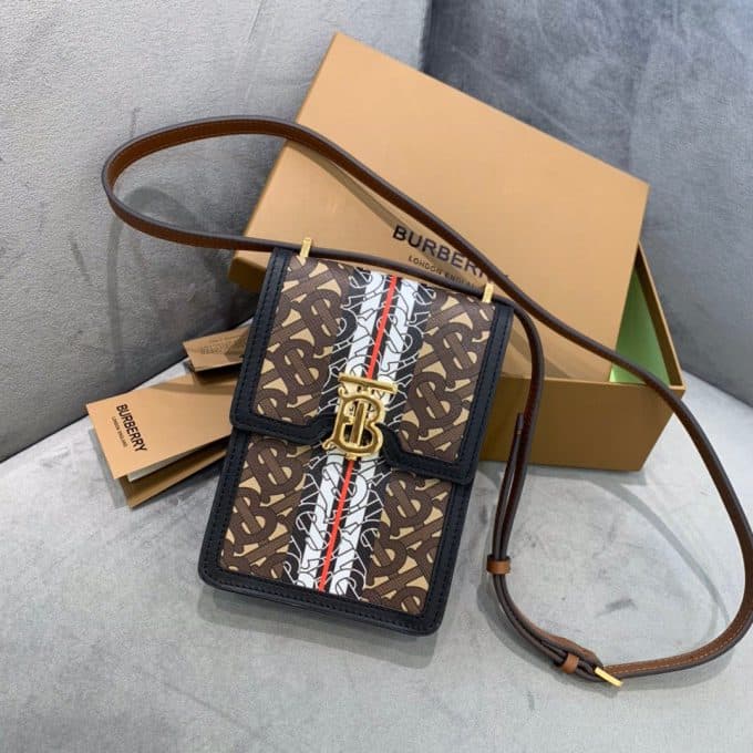 バーバリーバッグコピー 大人気2022新品 BURBERRY 男女兼用 携帯 電話 バッグ