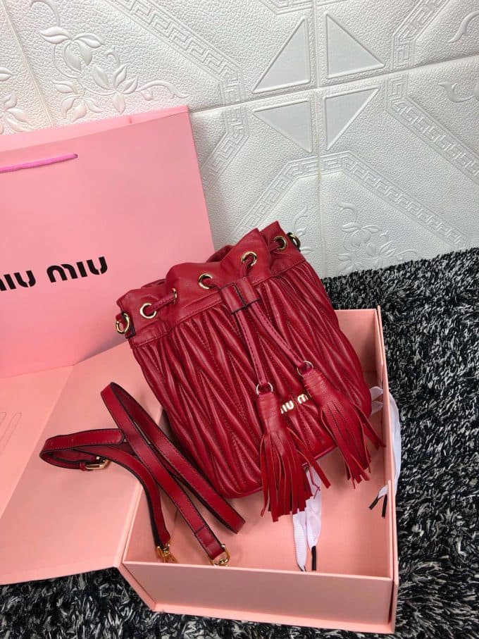 2019秋冬高品質ミュウミュウ(MIUMIU)☆ バケツバッグコピー☆気持ちの良い触り心地♪相性抜群！