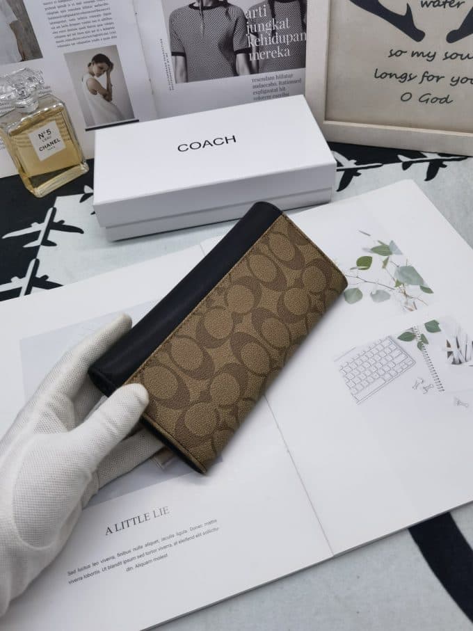 コーチ財布コピー 定番人気2021新品 Coach レディース 長財布 - 画像 (8)