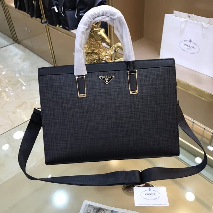 高品質 プラダバッグコピー 定番人気2021新品  PRADA メンズ ブリーフケース - 画像 (4)