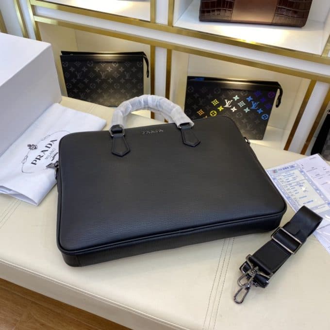 人気高級プラダバッグコピー 大人気2021新品 PRADA メンズ ブリーフケース - 画像 (4)