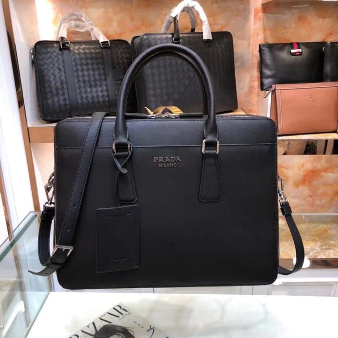 高品質 プラダバッグコピー 定番人気2021新品 PRADA メンズ ブリーフケース