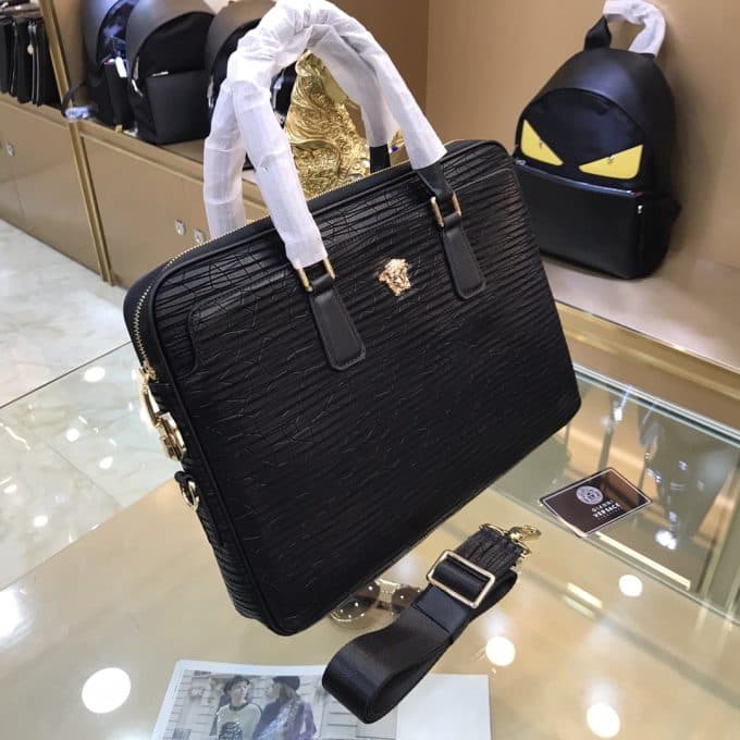 人気高級 ヴェルサーチェバッグコピー 定番人気2021新品 VERSACE メンズ ブリーフケース - 画像 (3)