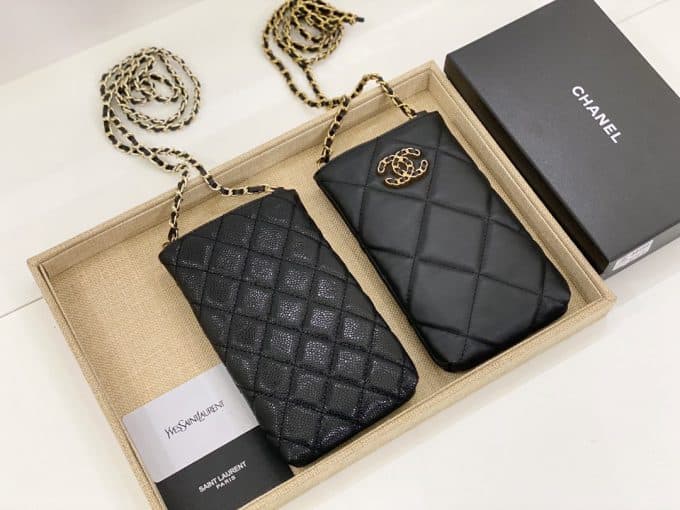 シャネルバッグコピー 大人気2021新品 CHANEL 男女兼用 携帯 電話 バッグ  2色 - 画像 (2)