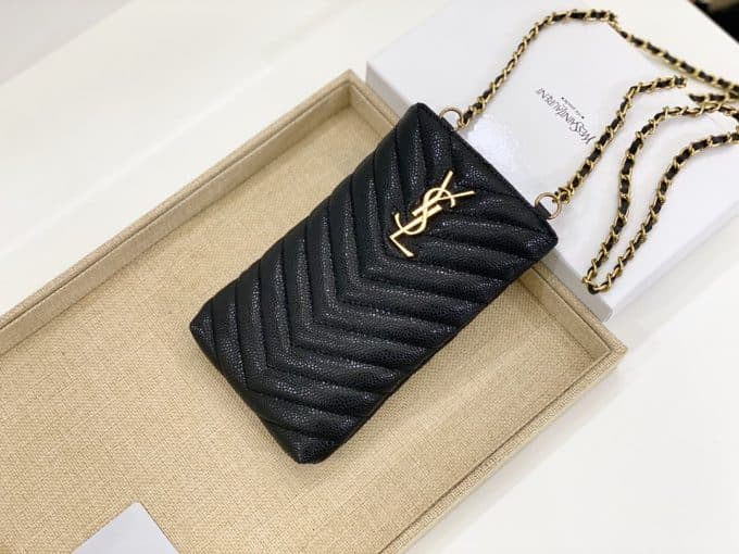 イヴサンローラン バッグコピー 大人気2021新品 YSL 男女兼用 携帯 電話 バッグ 2色 - 画像 (6)