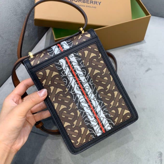 バーバリーバッグコピー 大人気2022新品 BURBERRY 男女兼用 携帯 電話 バッグ - 画像 (3)