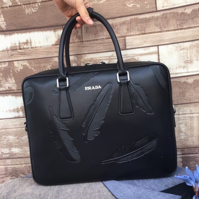 プラダバッグコピー 定番人気2021新品 PRADA メンズ ブリーフケース