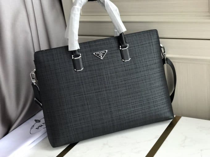 高品質 プラダバッグコピー 2021新品注目度NO.1 PRADA メンズ ブリーフケース - 画像 (3)