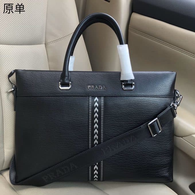 プラダバッグコピー 定番人気2021新品 PRADA メンズ ブリーフケース - 画像 (9)