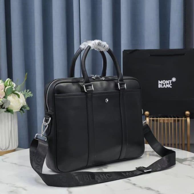 人気高級モンブランバッグコピー 定番人気2021新品 Montblancメンズ ブリーフケース - 画像 (2)