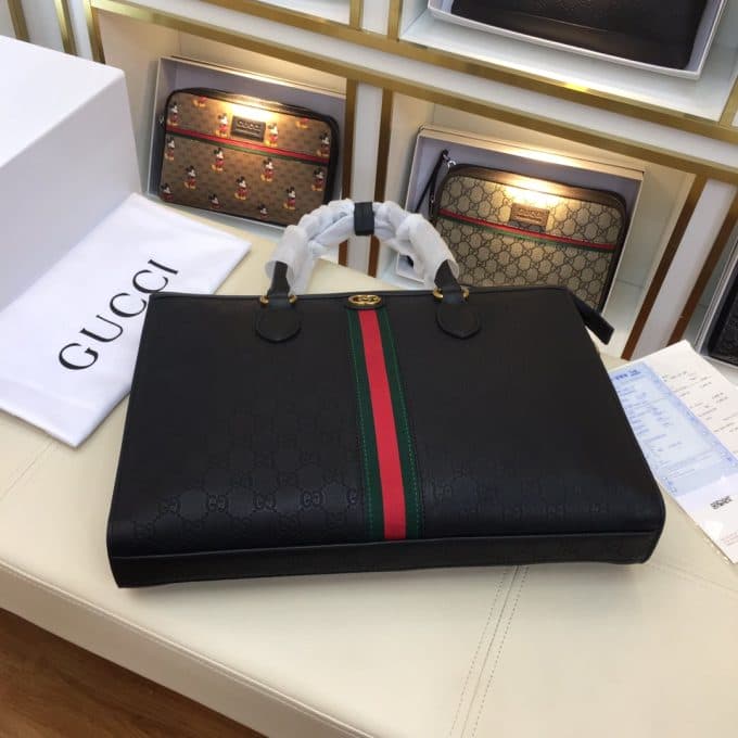 人気高級グッチバッグコピー 定番人気2021新品 GUCCI メンズ ブリーフケース - 画像 (5)