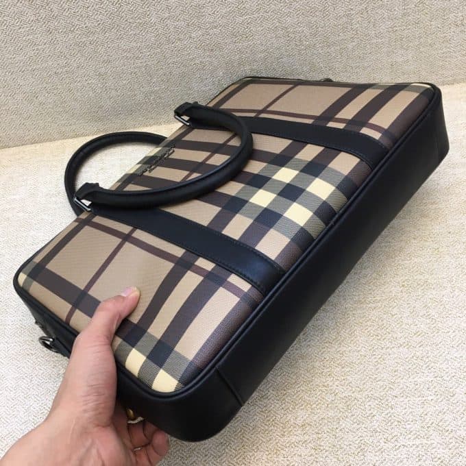 バーバリーバッグコピー 定番人気2021新品 BURBERRY メンズ ブリーフケース - 画像 (7)