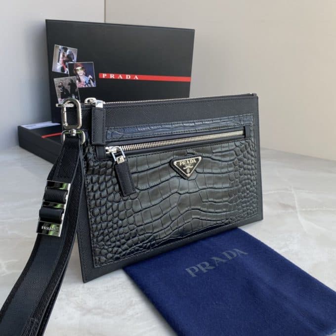 プラダバッグコピー 定番人気2021新品 PRADA メンズ セカンドバッグ - 画像 (2)