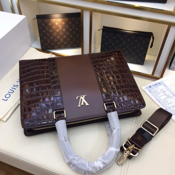 ルイヴィトンバッグコピー 2021新品注目度NO.1 Louis Vuitton メンズ ブリーフケース - 画像 (4)