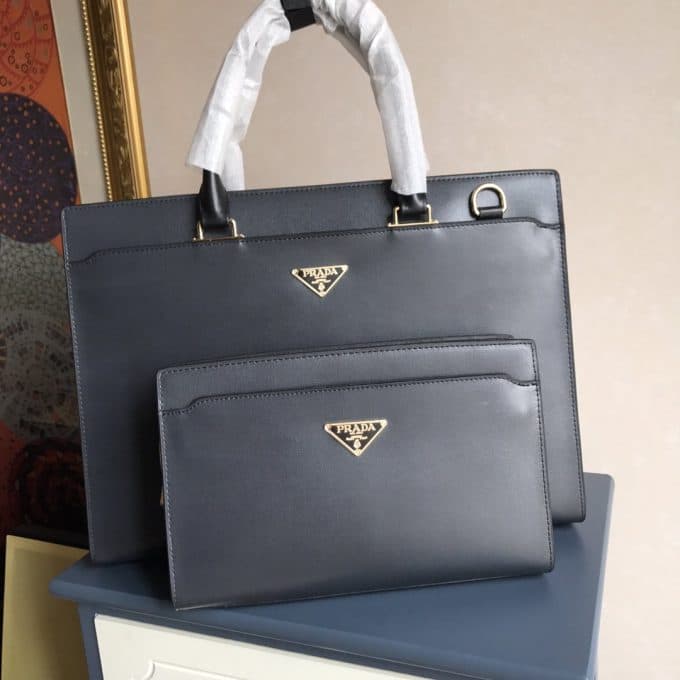 人気高級プラダバッグコピー 定番人気2021新品 PRADA メンズ ブリーフケース - 画像 (3)